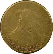 France Cardinal Chigi - Brass Token, Entrance of the Legate in Paris - 1664