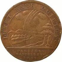 France Casual Parties, Louis XIV - Copper Token - 1711