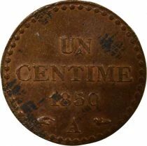 France Centime, Dupr&eacute;, avec Accent - 1850 A Paris