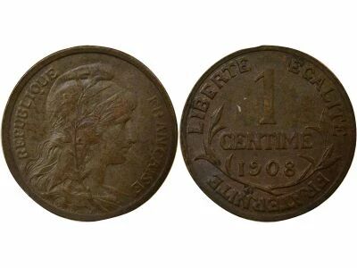 France Centime, Dupuis - 1908 Paris