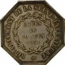 France Central Council of Hygiene & Public Health ? Silver Token ? 1880