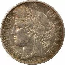 France C&eacute;r&egrave;s - 1 Franc Argent - 1851 A Paris