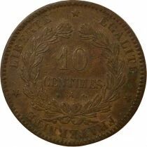 France Ceres - 10 Centimes, IIIrd Republic - 1870 A Paris
