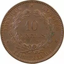 France Cérès - 10 Centimes 1870 A Paris - A Moyen