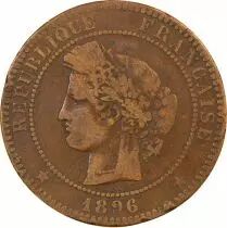 France Cérès - 10 Centimes 1896 A Paris - Variété Torche - Rare