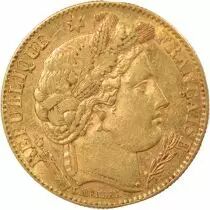 France Ceres - 10 Gold Francs, IIIrd Republic - 1899 A Paris