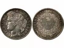 France Cérès - 2 Francs Argent 1881 A Paris