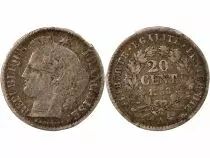 France Ceres - 20 Silver Centimes - 1850 A Paris