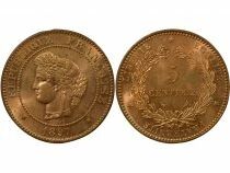France C&eacute;r&egrave;s - 5 Centimes - 1897 A Paris
