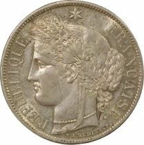 France C&eacute;r&egrave;s - 5 Francs Argent, IIe R&eacute;publique - 1851 A Paris