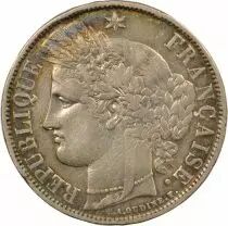 France C&eacute;r&egrave;s - 5 Francs Argent 1851 A Paris - Argent