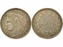 France Cérès - 5 Francs Argent 1851 K Bordeaux - Argent