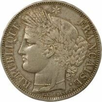 France Ceres - 5 Silver Francs, IInd Republic - 1849 A Paris