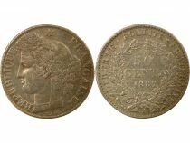 France C&eacute;r&egrave;s - 50 Centimes Argent, IIIe R&eacute;publique - 1882 A Paris