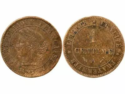 France C�r�s - Centime, IIIe R�publique - 1895 A Paris