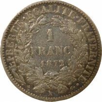 France C&eacute;r&egrave;s - Franc Argent, IIIe R&eacute;publique - 1872 K Bordeaux