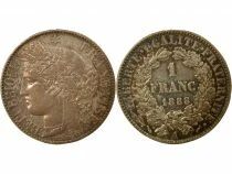 France C&eacute;r&egrave;s - Franc Argent, IIIe R&eacute;publique - 1888 A Paris