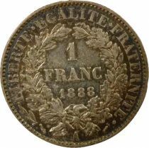 France C&eacute;r&egrave;s - Franc Argent, IIIe R&eacute;publique - 1888 A Paris