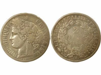 France C�r�s - Franc Argent, IIIe R�publique - 1888 A Paris