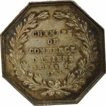 France Ch. de Commerce d\'Amiens - Jeton Argent, Colbert - Main (1845 / 1860)