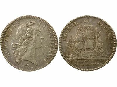 France Chamber of Commerce of La Rochelle, Louis XV - Silver Token