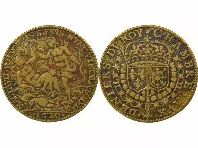 France Chambre aux Deniers - Brass Token - 1620