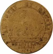 France Chambre Aux Deniers  Jeton Laiton 1674