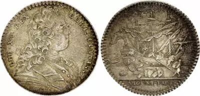 France Chambre de Commerce de Bayonne - ND (1732)-- Louis XV - Argent