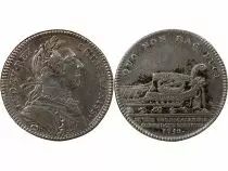 France Chambre de Commerce de Bordeaux. Louis XV - Jeton Argent 1750 (Annee Immobilisee)