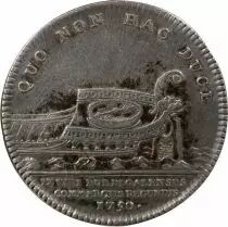 France Chambre de Commerce de Bordeaux. Louis XV - Jeton Argent 1750 (Annee Immobilisee)