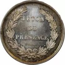 France Chambre de Commerce de La Rochelle  Jeton Argent Poinçon Corne (Après 1879)