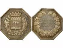 France Chambre de Commerce de Nantes - Jeton Argent - 1860 / 1879