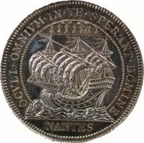 France Chambre de Commerce de Nantes - Jeton Argent, Sans Poincon Corne