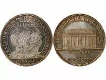 France Chambre de Commerce de Nantes - Jeton Argent Poinçon Abeille (1860 /1879)