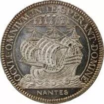 France Chambre de Commerce de Nantes - Jeton Argent Poinçon Abeille (1860 /1879)