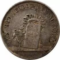 France Chambre des Notaires de Laon  Jeton Argent Poinçon Abeille (1860-1879)