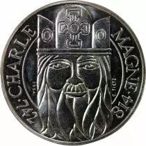 France CHARLEMAGNE - ESSAI DE 100 FRANCS ARGENT 1990