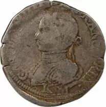 France CHARLES IX - 1/2 TESTON 2nd TYPE 1562 K BORDEAUX