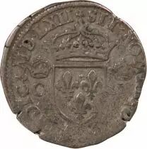 France CHARLES IX - 1/2 TESTON 2nd TYPE 1562 K BORDEAUX