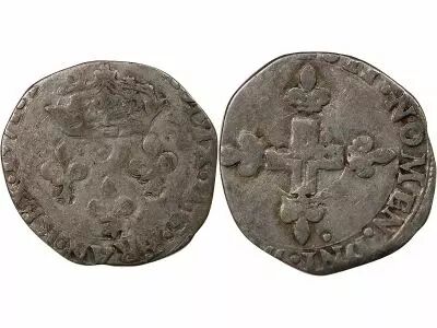 France CHARLES IX - DOUBLE SOL PARISIS - 1571 I LIMOGES