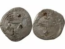 France CHARLES IX - DOUBLE SOL PARISIS - 1571 R VILLENEUVE-LES-AVIGNON