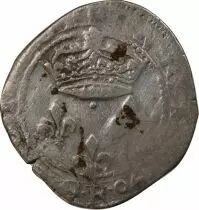 France CHARLES IX - DOUBLE SOL PARISIS - 1571 R VILLENEUVE-LES-AVIGNON