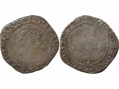 France CHARLES IX - DOUBLE SOL PARISIS - 1572 N MONTPELLIER