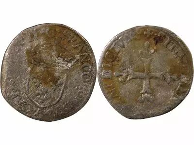 France CHARLES IX - DOUZAIN A LA CROIX FLEURDELISEE - 1572 A PARIS
