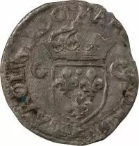 France CHARLES IX - DOUZAIN AUX DEUX C, 1er TYPE - 1574 P DIJON