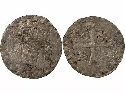 France CHARLES IX - DOUZAIN WITH TWO C, 1st TYPE - 1574 I LIMOGES