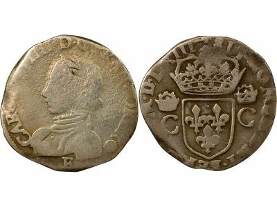 France Charles IX - Silver Teston - 1563 F Angers