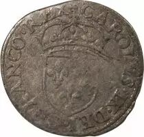 France CHARLES IX - SOL PARISIS 1er TYPE - 1565 G POITIERS