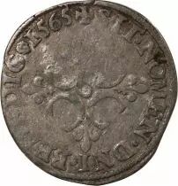 France CHARLES IX - SOL PARISIS 1er TYPE - 1565 G POITIERS