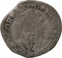 France CHARLES IX - SOL PARISIS 1er TYPE - 1571 RIOM